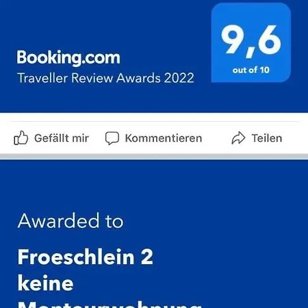 Froeschlein 2 - No Gitters & Craftsman Апартаменты Ильменау